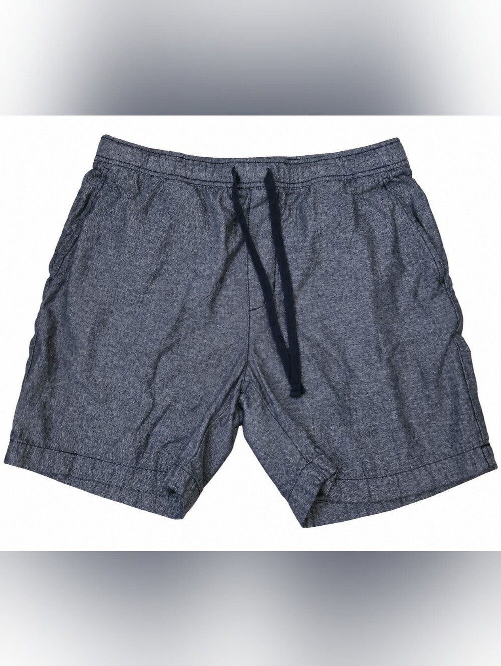 Banana Republic Deck Men’s Linen Cotton Drawstring Shorts Navy Size M